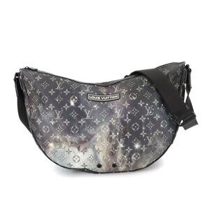 LOUIS VUITTON Monogram Galaxy Alpha Hobo Shoulder Bag Grey M44164 Purse 90274214